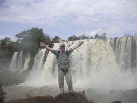 Photographing In Blue Nile Falls