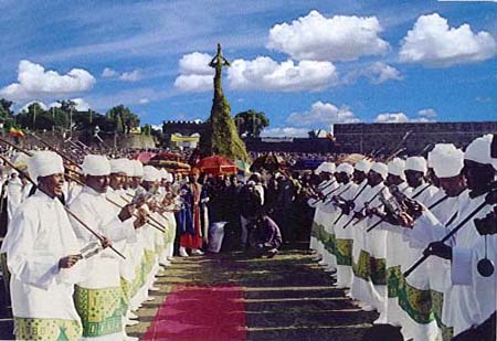 Priests with Religious Dancing